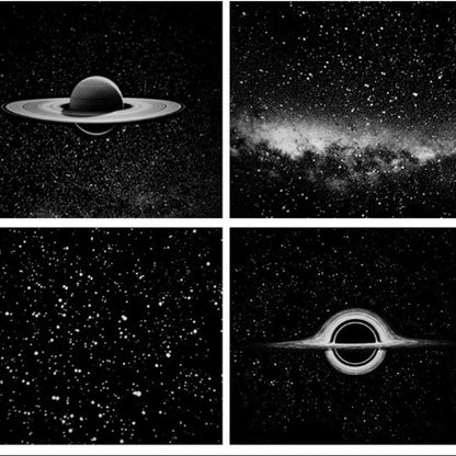 USB LED Starry Atmosphere Projector for Car Interior Lighting - Romantic Saturn Galaxy Decoration for Night Parties