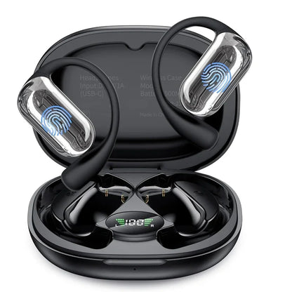 UYUXO AI Language Translation Earbuds Real Time OWS Headphones Translator 144 Languages & Accents for Business Travel Learning