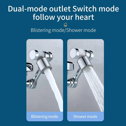 VIP Link Universal 1080° Rotation Faucet Extender with Filter Tap Aerator 2 Modes Splash Filter Faucet Extender