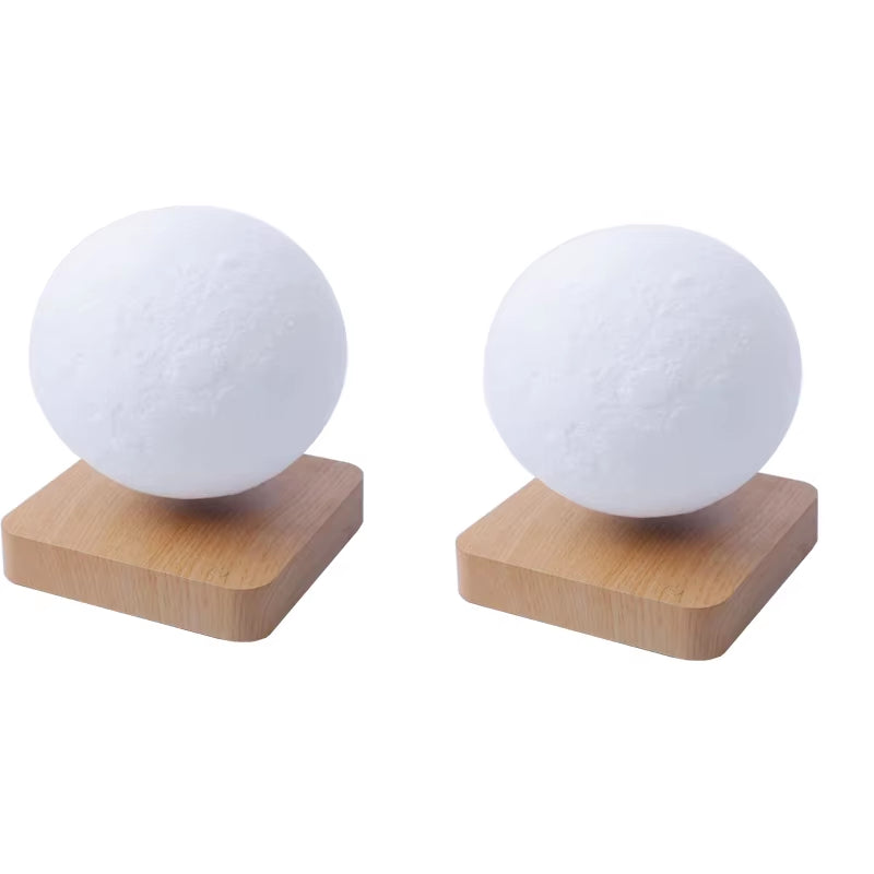 Levitating Moon Lamp with Touch Control - Magnetic Levitation Floating Table Lamp for Bedroom Decor and Unique Gift