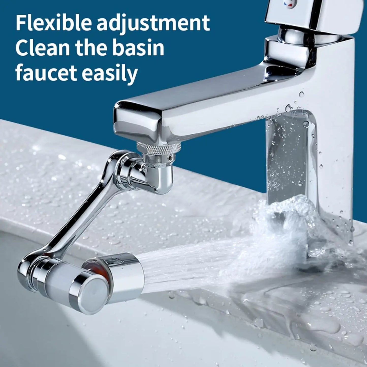 VIP Link Universal 1080° Rotation Faucet Extender with Filter Tap Aerator 2 Modes Splash Filter Faucet Extender