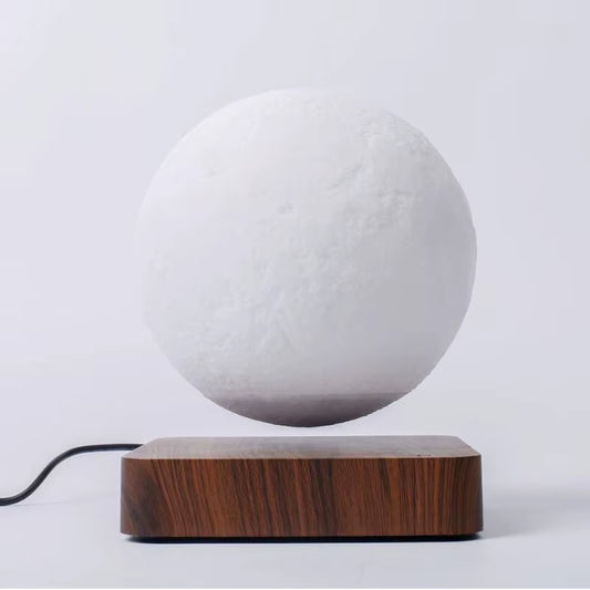 Levitating Moon Lamp with Touch Control - Magnetic Levitation Floating Table Lamp for Bedroom Decor and Unique Gift