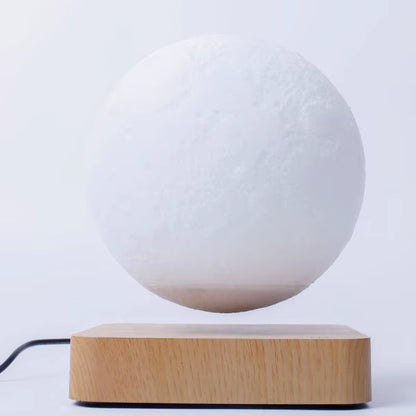 Levitating Moon Lamp with Touch Control - Magnetic Levitation Floating Table Lamp for Bedroom Decor and Unique Gift