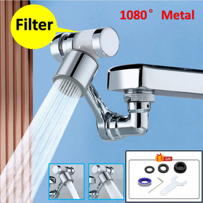 VIP Link Universal 1080° Rotation Faucet Extender with Filter Tap Aerator 2 Modes Splash Filter Faucet Extender